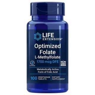 Life Extension LIFE EXTENSION Kwas foliowy - Optimized Folate (100 tabl.)