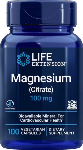 Life Extension LIFE EXTENSION Magnesium Citrate - Magnez 100 mg (100 kaps.)