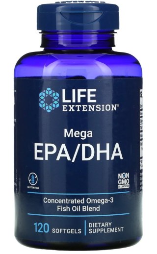 Life Extension LIFE EXTENSION Mega EPA/DHA (120 kaps.)
