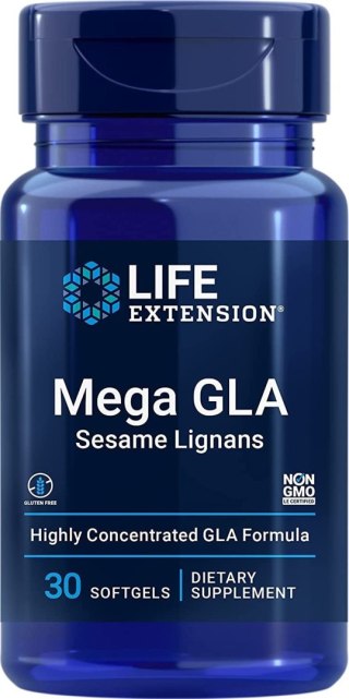 Life Extension LIFE EXTENSION Mega GLA z Lignanami Sezamowymi (30 kaps.)