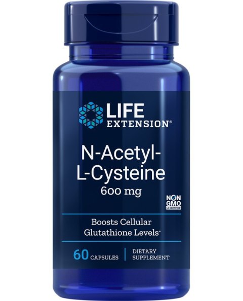 Life Extension LIFE EXTENSION NAC - N-Acetylo-L-Cysteina (60 kaps.)