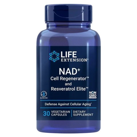 Life Extension LIFE EXTENSION NAD+ Cell Regenerator and Resveratrol Elite (30 kaps.)