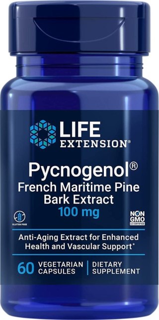 Life Extension LIFE EXTENSION Pycnogenol French Maritime Pine Bark Extract 100 mg (60 kaps.)