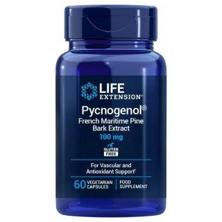 Life Extension LIFE EXTENSION Pycnogenol French Maritime Pine Bark Extract 100 mg EU (60 kaps.)