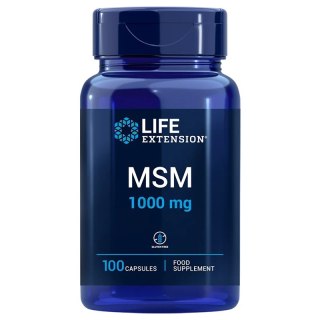 Life Extension LIFE EXTENSION Siarka MSM - Metylosulfonylometan EU (100 kaps.)