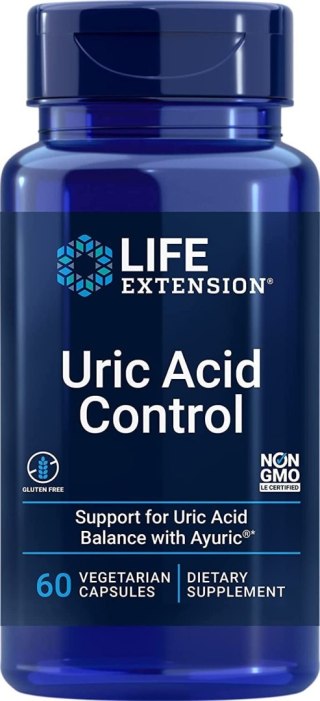 Life Extension LIFE EXTENSION Uric Acid Control - Kontrola Kwasu Moczowego (60 kaps.)