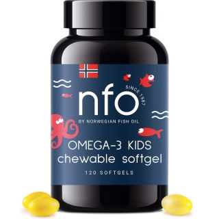 NFO NFO Omega-3 Kids Chewable (120 kaps. miękkich do żucia)