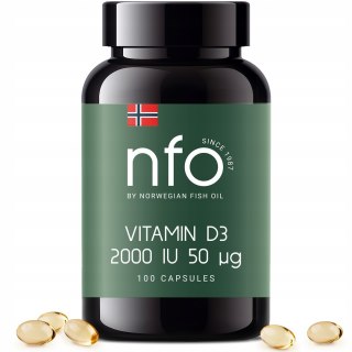 NFO NFO Vitamin D3 2000 IU (100 kaps.)