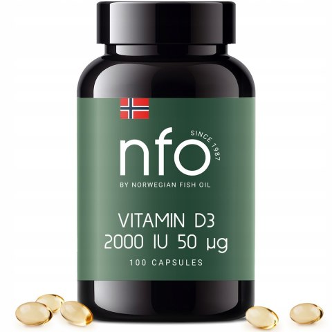 NFO NFO Vitamin D3 2000 IU (100 kaps.)