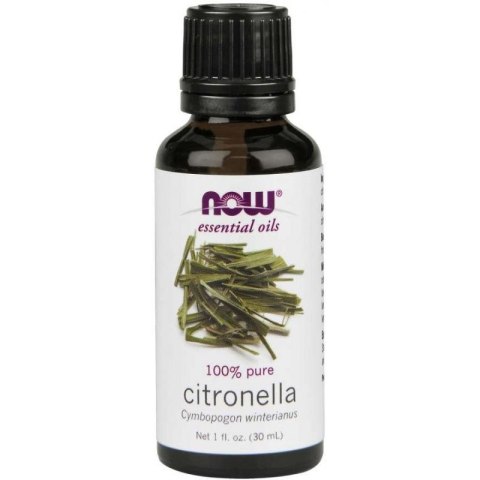 NOW Foods NOW FOODS 100% Olejek z Citronelli - Cytronelowy (30 ml)