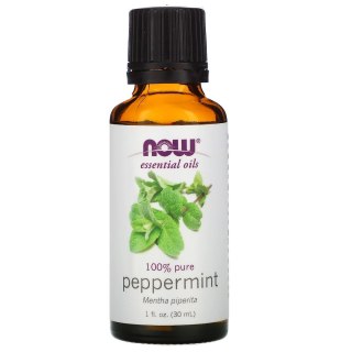 NOW Foods NOW FOODS 100% Olejek z Mięty pieprzowej - Peppermint - Mięta pieprzowa (30 ml)