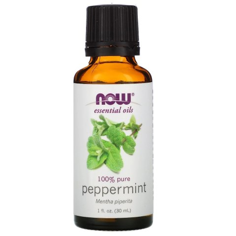 NOW Foods NOW FOODS 100% Olejek z Mięty pieprzowej - Peppermint - Mięta pieprzowa (30 ml)