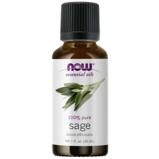 NOW Foods NOW FOODS 100% Olejek z Szałwii - Sage - Szałwia (30 ml)