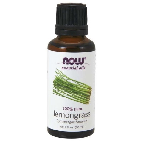 NOW Foods NOW FOODS 100% Olejek z Trawy Cytrynowej - Lemongrass (30 ml)