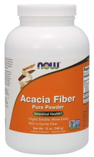 NOW Foods NOW FOODS Acacia Fiber - Błonnik Akacjowy (340 g)