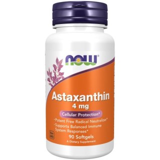 NOW Foods NOW FOODS Astaksantyna 4 mg z mikroalg (90 kaps.)