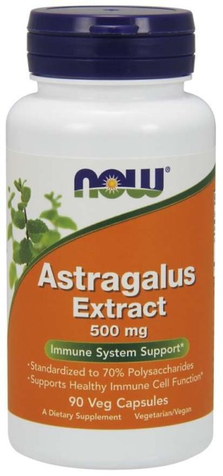 NOW Foods NOW FOODS Astragalus Extract - Traganek 500 mg (90 kaps.)