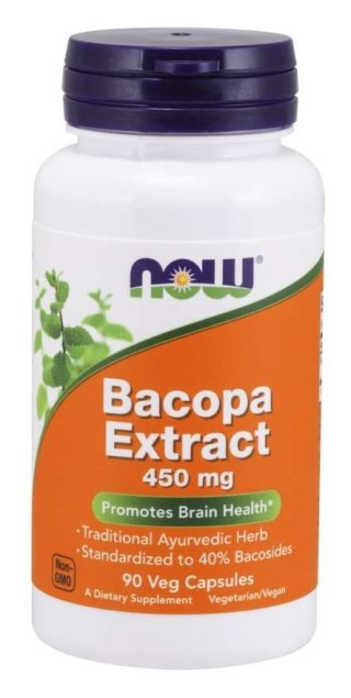 NOW Foods NOW FOODS Bacopa Extract 450 mg (90 kaps.)