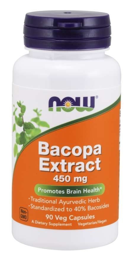 NOW Foods NOW FOODS Bacopa Extract 450 mg (90 kaps.)