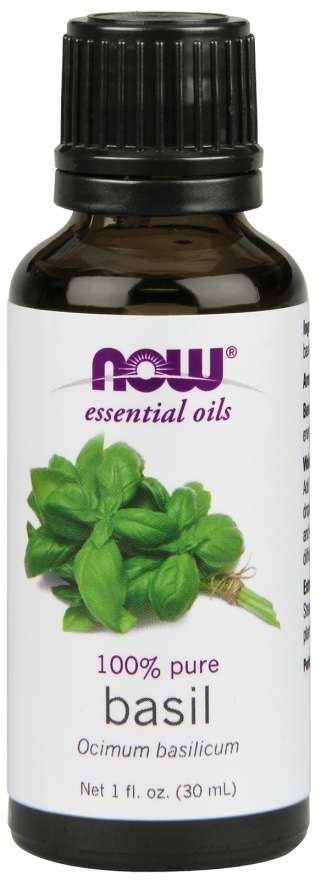 NOW Foods NOW FOODS Basil - 100% Olejek Bazyliowy - Bazylia (30 ml)