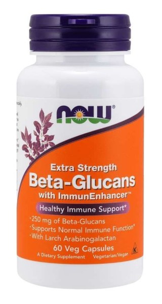 NOW Foods NOW FOODS Beta-Glucans with ImmunEnhancer (60 kaps.)