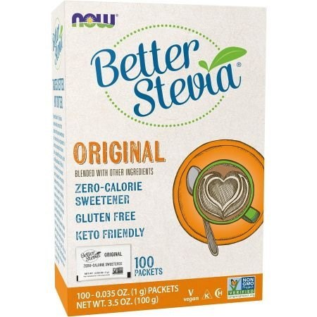 NOW Foods NOW FOODS Better Stevia Original - Stewia - Naturalny słodzik (100 saszetek)