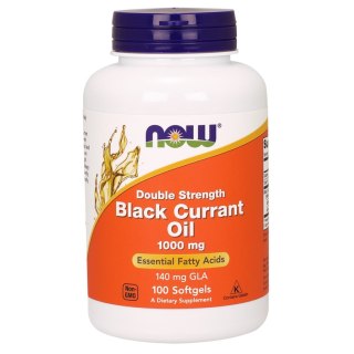 NOW Foods NOW FOODS Black Currant Oil - Olej z Czarnej Porzeczki 1000 mg (100 kaps.)