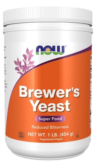 NOW Foods NOW FOODS Brewer's Yeast - Drożdze Piwowarskie 650 mg (454 g)