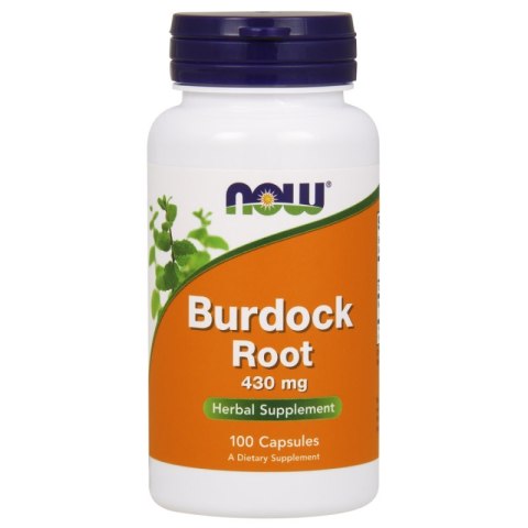 NOW Foods NOW FOODS Burdock Root - Korzeń Łopianu 430 mg (100 kaps.)