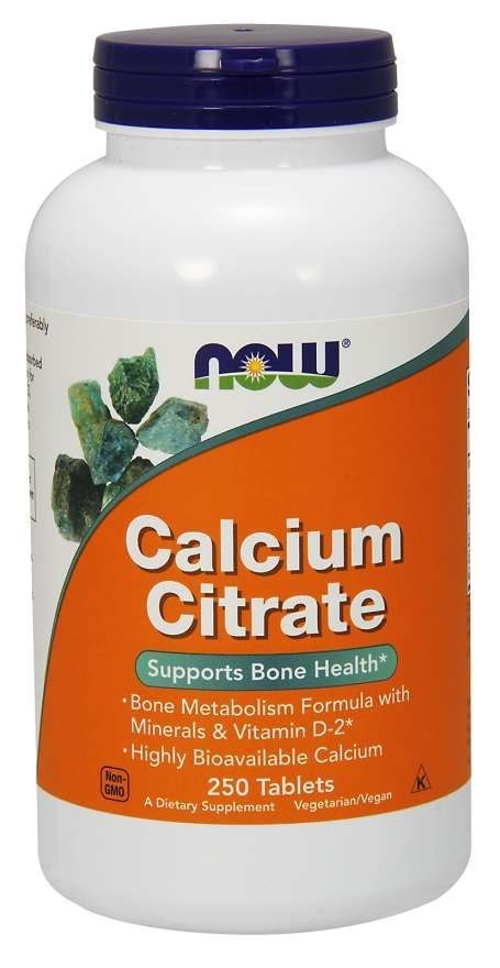 NOW Foods NOW FOODS Calcium Citrate - Cytrynian Wapnia (250 tabl.)