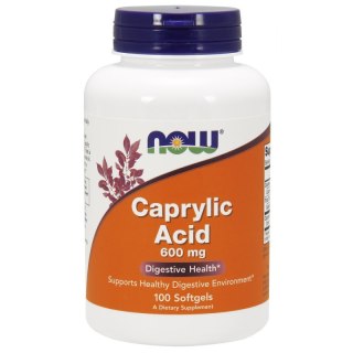 NOW Foods NOW FOODS Caprylic Acid - Kwas Kaprylowy 600 mg (100 kaps.)