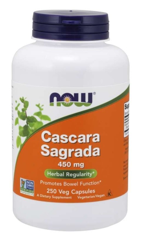 NOW Foods NOW FOODS Cascara Sagrada 450 mg (250 kaps.)