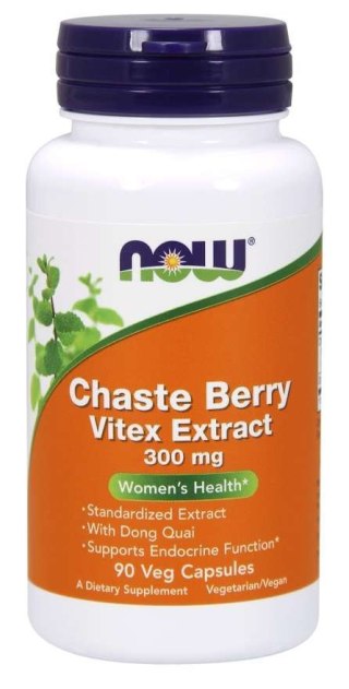 NOW Foods NOW FOODS Chaste Berry Vitex Extract (90 kaps.)