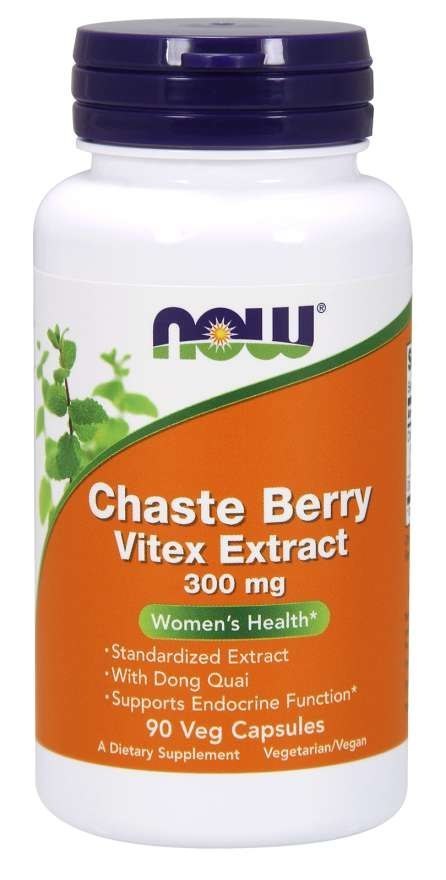 NOW Foods NOW FOODS Chaste Berry Vitex Extract (90 kaps.)