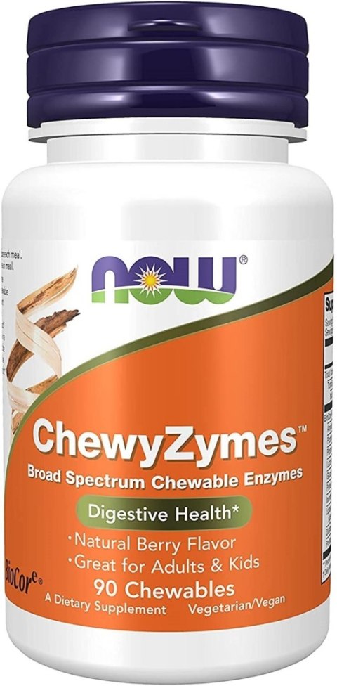 NOW Foods NOW FOODS ChewyZymes - Enzymy trawienne (90 tabl.)