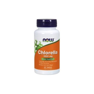 NOW Foods NOW FOODS Chlorella 1000 mg - rozerwane ściany komórkowe (60 tabl.)