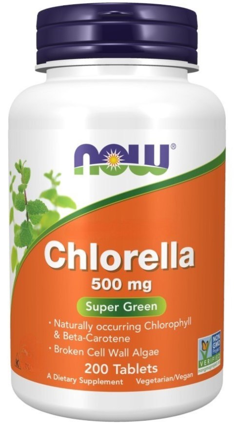 NOW Foods NOW FOODS Chlorella 500 mg (200 tabl.)