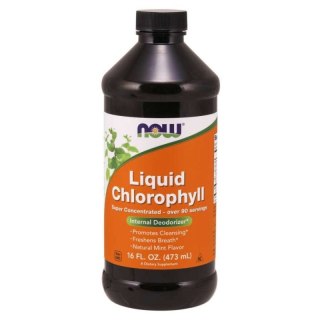 NOW Foods NOW FOODS Chlorophyll - Chlorofil w płynie (473 ml)