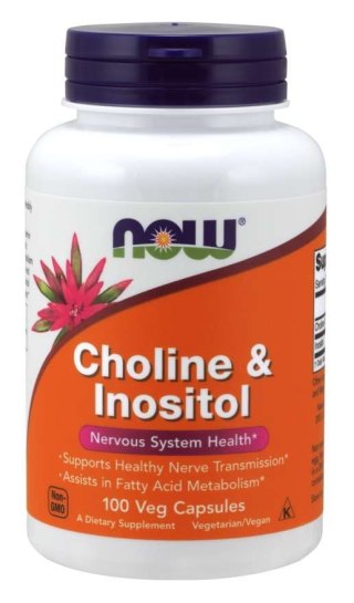 NOW Foods NOW FOODS Cholina i Inozytol (100 kaps.)