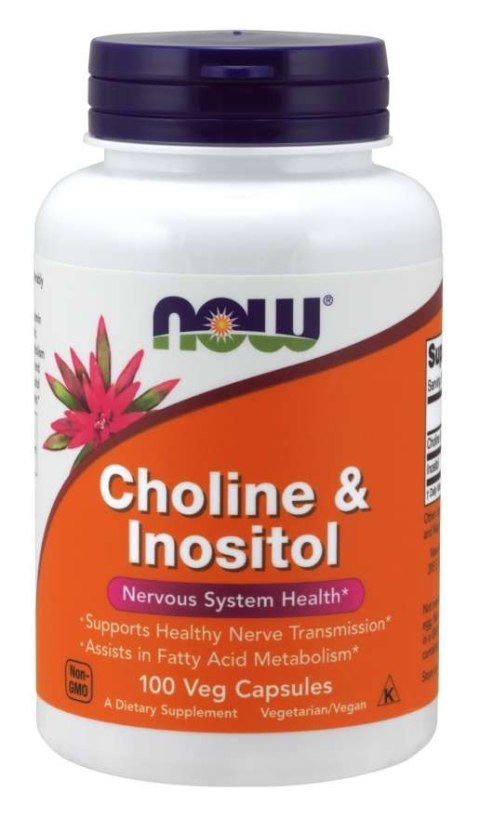 NOW Foods NOW FOODS Cholina i Inozytol (100 kaps.)