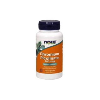 NOW Foods NOW FOODS Chromium Picolinate - Pikolinian Chromu (100 kaps.)