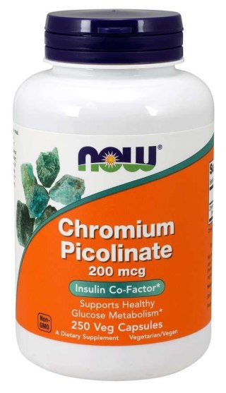 NOW Foods NOW FOODS Chromium Picolinate - Pikolinian Chromu (250 kaps.)