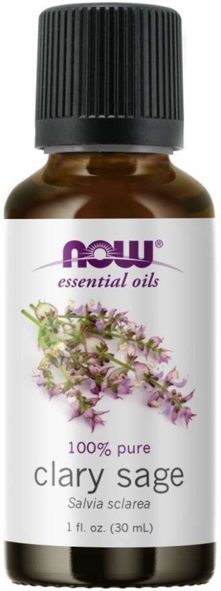 NOW Foods NOW FOODS Clary Sage - 100% Olejek z Szałwii - Szałwia (30 ml)