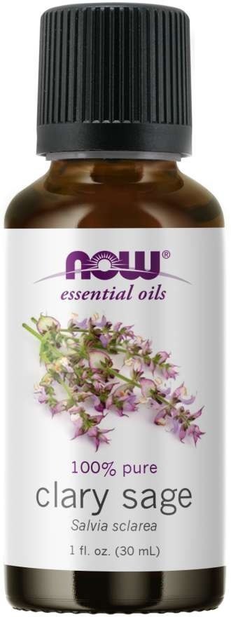 NOW Foods NOW FOODS Clary Sage - 100% Olejek z Szałwii - Szałwia (30 ml)