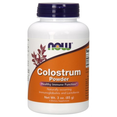 NOW Foods NOW FOODS Colostrum - Siara Bydlęca (85 g)