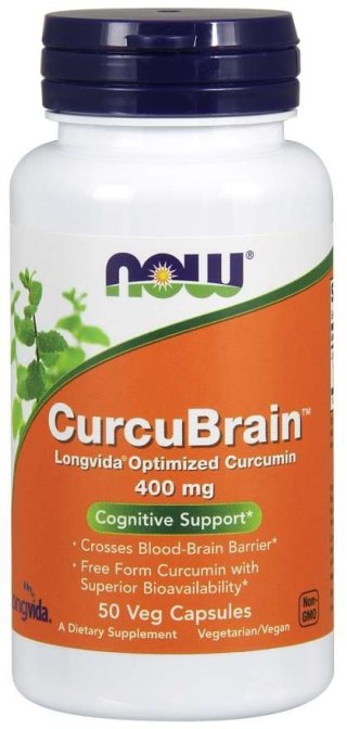 NOW Foods NOW FOODS CurcuBrain 400 mg (50 kaps.)