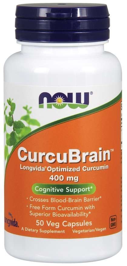 NOW Foods NOW FOODS CurcuBrain 400 mg (50 kaps.)