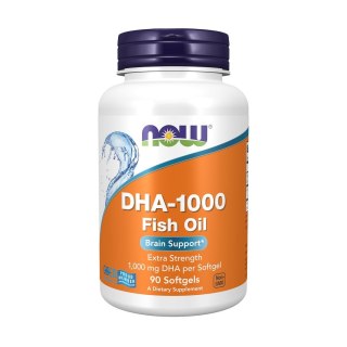 NOW Foods NOW FOODS DHA-1000 Fish Oil Brain Support (90 kaps.)