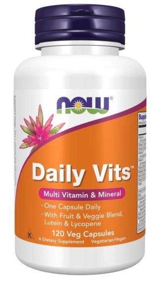 NOW Foods NOW FOODS Daily Vits - Witaminy i Minerały (120 kaps.)