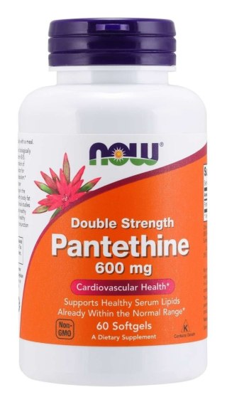 NOW Foods NOW FOODS Double Strength Pantethine 600 mg (60 kaps.)